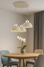 Brilagi - Csillár kábellel MOON 3xE27/60W/230V bézs/arany