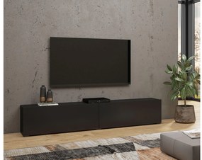 Tv asztal/szekrény Avernic Typ 40 (onyx fekete + wotan tölgy). 1042067