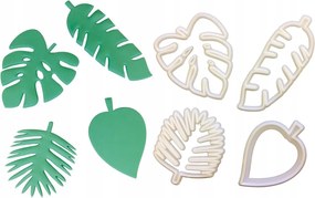 Pc formák Trópusi Levelek 4 db-os monster