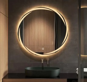 Viva AURA MOON fürdőszoba tükör - érintőkapcsolóval - AMBIENT LED - KEREK - átmérő 65 cm