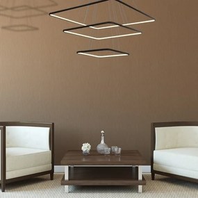 LED Csillár zsinóron NIX LED/117W/230V fekete