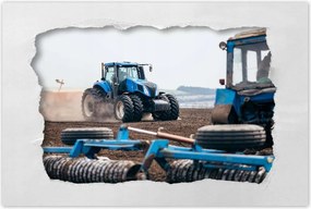 Poszterek 120x80 Traktorok mező mezőgazdaság