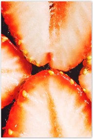 Poszterek 80x120 Eper szeletek