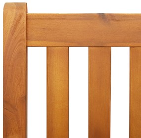 2-Fős Kerti Hinta Pad 110x56x58 cm Tömör Fa Akác