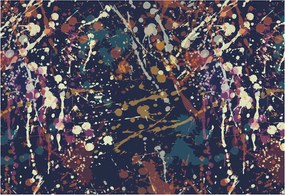 Dekoratív tapéta Flizelina Divatos minták Színes absztrakt 152x104 Ragasztó