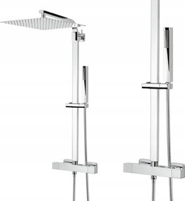 Zuhanyszett Oszlop Termosztatikus Csapteleppel Sannit Esőztető 30