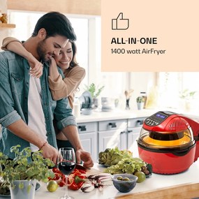 VitAir Smart, forrólevegős fritőz, 1400 W, 7,75 l, 20 program, alkalmazás vezérlés
