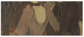 Kép - Henri de Toulouse-Lautrec, La Goulue and Her Sister, reprodukciók (120x50 cm)