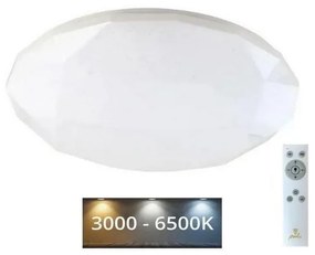 NEDES LED Mennyezeti lámpa STAR LED/48W/230V 3000-6500K + távirányítás ND3641