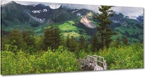 Festmények 120x60 Híd Építészet Tájkép