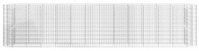 horganyzott vas gabion magaságyás 470x50x100 cm