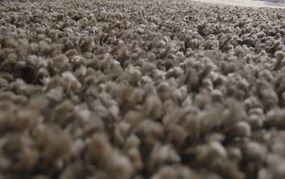 Tornado Barna Shaggy Futószőnyeg 80 x 300 cm