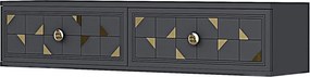 Moka 120 - Anthracite, Gold