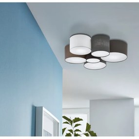 Eglo 97838 - Mennyezeti lámpa PASTORE 6xE27/40W/230V