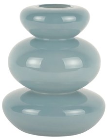 Bubbles kicsi üveg váza kék