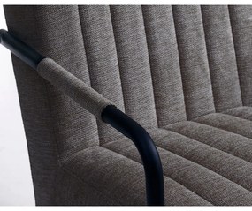 Sötétszürke fotel Trout – Unique Furniture