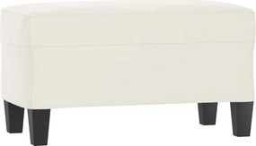 vidaXL bézs mikroszálas szövet pad 70 x 35 x 41 cm