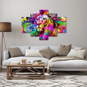 Kép - Oroszlán 3D-s képe (150x105 cm)