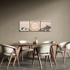 Kép - Tengerpart (órával) (90x30 cm)