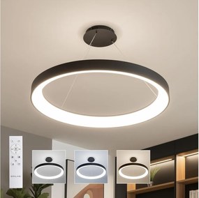 Brilagi - LED dimmelhető csillár FALCON II LED/108W/230V 3000-6500K átm. 80 cm fekete + távirányító