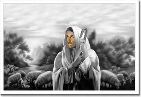 Poszterek keretben 60x40 Jó Pásztor Bárányok