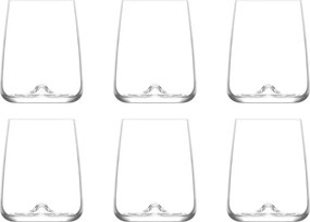 6 részes üveg pohár szett 475 ml