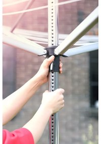 Ezüstszínű kerti ruhaszárító 40 m Topspinner – Brabantia