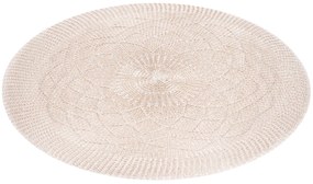 Mandala bézs, 38 cm-es tányéralátét