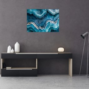 Üveg kép - Akvamarin részlet (70x50 cm)