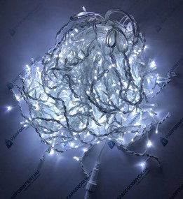Kültéri karácsonyi LED függöny 25M+ 500LED - cold white