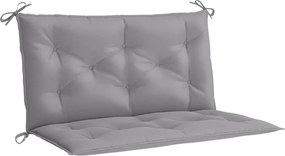 vidaXL szürke oxford szövet kerti padpárna 100 x (50+50) x 7 cm
