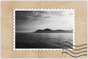 Poszterek 120x80 Tájkép ködös hegyekkel