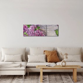 Kép - Orgona (órával) (90x30 cm)