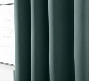 Türkizkék OXFORD függöny 140x250 cm Felfüggesztés: Hullámos sínszalag