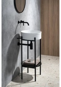 Sapho - PICOBELLO ráépíthető mosdó, Ø 37 cm, kerámia/fehér