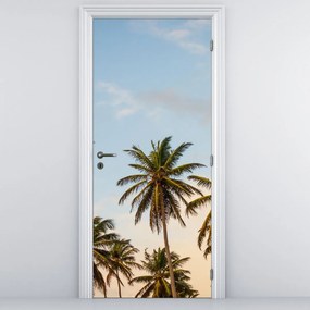 Fotótapéta ajtóra - Pálmafák (95x205cm)