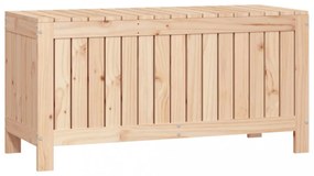 tömör fenyőfa kerti tárolóláda 108 x 42,5 x 54 cm