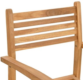 Kerti összecsukható székek 4 pcs Barna 55.5 x 55.5 x 90 cm