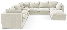 Bézs sarokkanapé (bal oldali-U alakú) Manao – Makamii