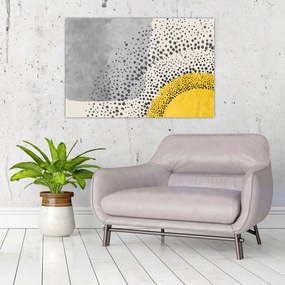 Kép - N⁰3 strand absztrakt festménye (90x60 cm)