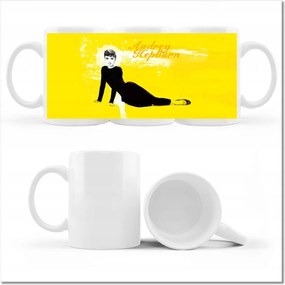 Fotó bögre Audrey Hepburn Citromsárga