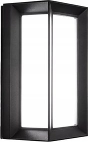 Kültéri Led Fali Lámpa Bejárati Ajtó Felett Mozgásérzékelővel Fehér Hideg