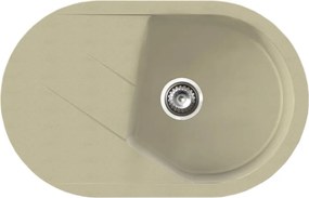 Vesta Plus Metalac 190594 Gránit Mosogatótálca - Extra mély, Csepegtetőtálcás, Pezsgő