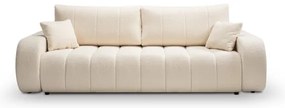 DESIO kinyitható háromszemélyes kanapé, bézs