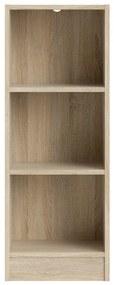 Basic könyvespolc tölgyfa dekorral, 41 x 107 cm - Tvilum
