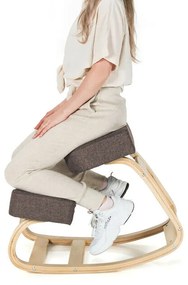 Egyensúlyfejlesztő térdeplőszék - több típusban-barna