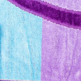 Delfin lila strandtörölköző