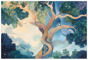 Kép – Kozmikus fa (90x60 cm)