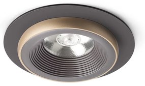 RENDL SHARM R I zápustná hnědá/perleťová zlatá 230V LED 10W 24° 3000K