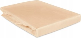 Pamut-szatén gumis lepedő 200x220 Darymex világos bézs